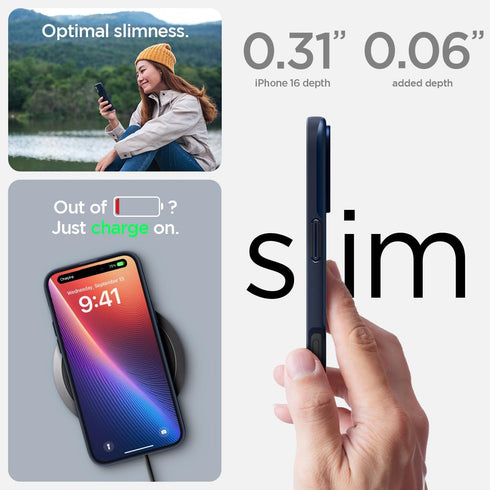 Spigen iPhone 16 Case Thin Fit MAGFIT